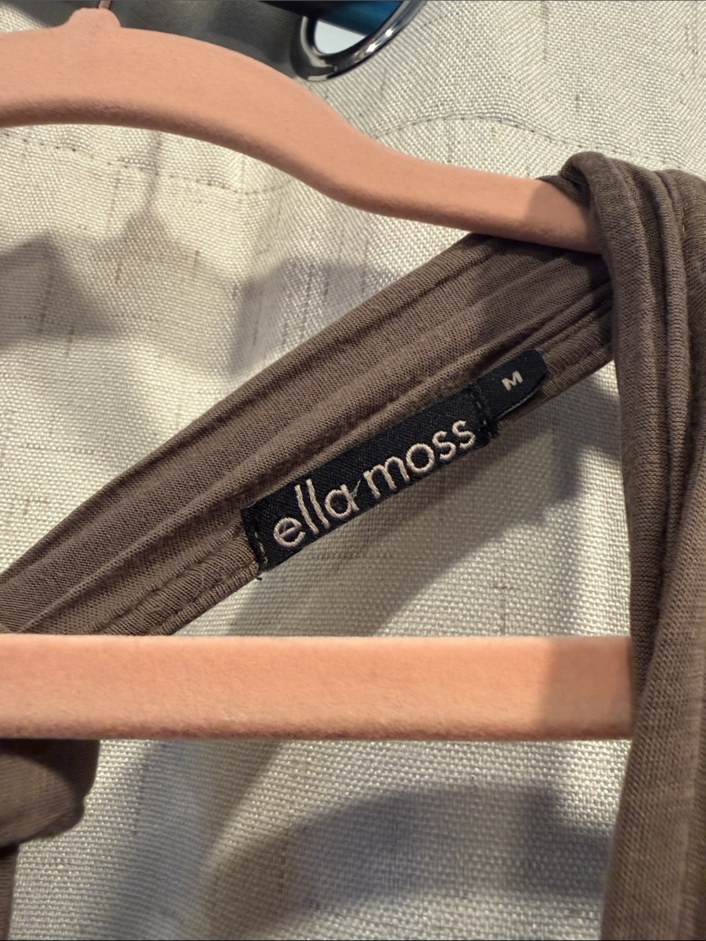 Ella Moss Brown Scoop-Neck Jumpsuit - Picture 2 of 4